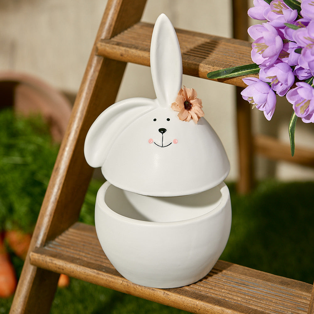 Cute Ceramic Bunny Jar - Penny Rose Home and Gifts