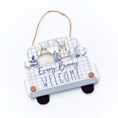 Every Bunny Welcome Plaque - Penny Rose Home and Gifts