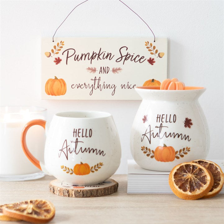 Hello Autumn Round Mug - Penny Rose Home and Gifts