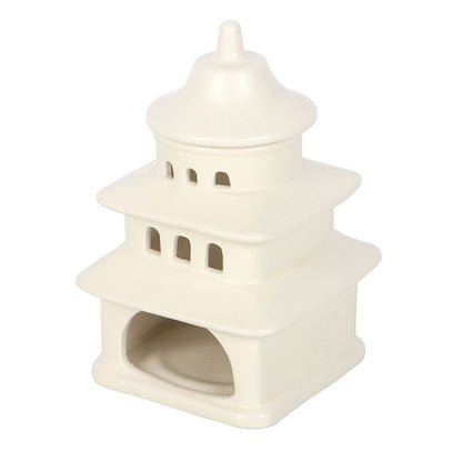 Pagoda Shaped Oil Burner And Wax Warmer
