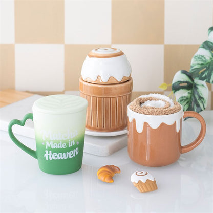 Matcha Made in Heaven Mug with Coaster Lid