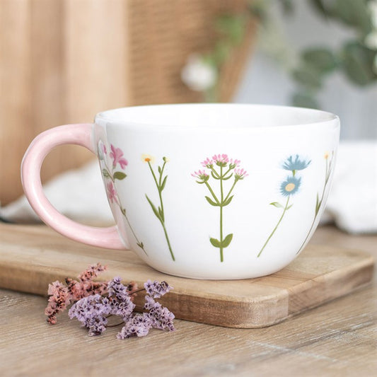 Blooming Lovely Floral Ceramic Mug