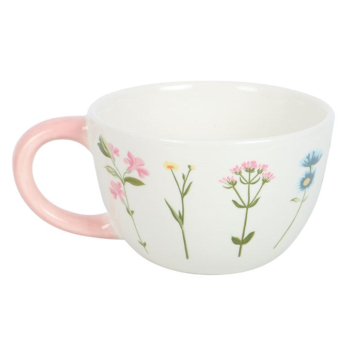 Blooming Lovely Floral Ceramic Mug