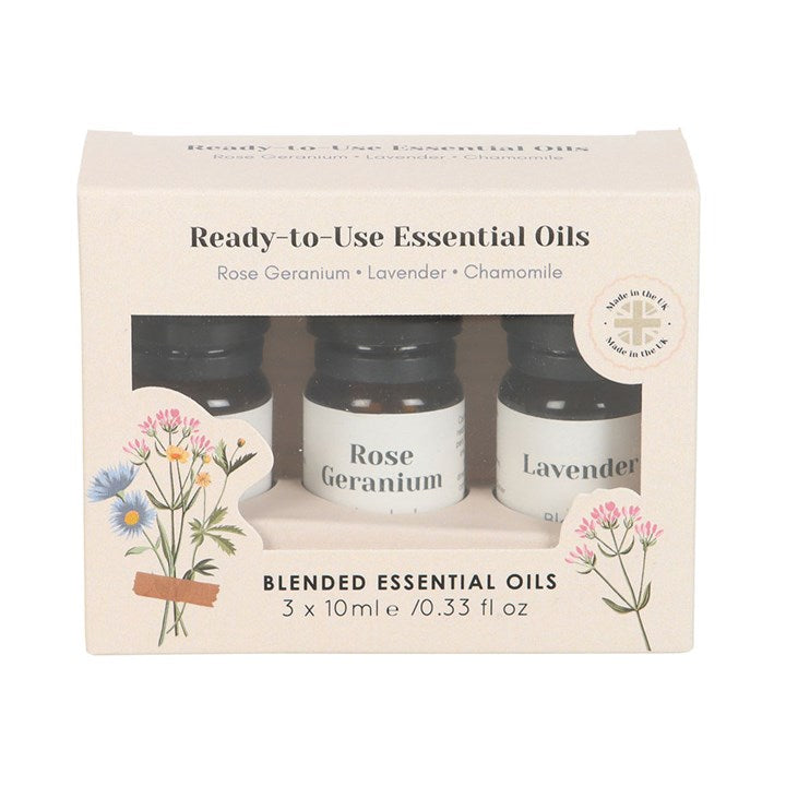 Blooming Lovely Set of 3 Floral Blended Essential Oils