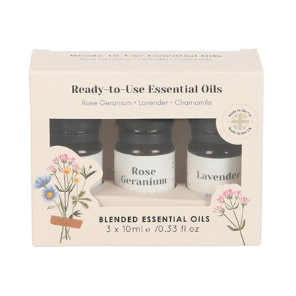 Blooming Lovely Set of 3 Floral Blended Essential Oils