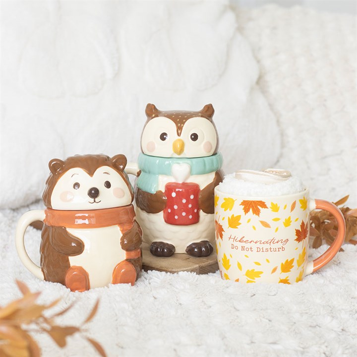 Autumn Hibernation Kit with Mug, Socks and Eye Mask