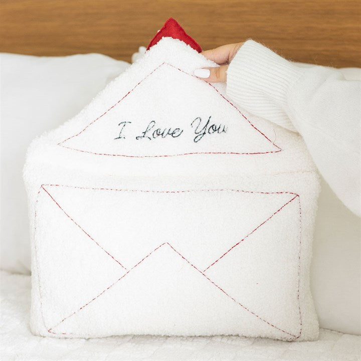Love Letter Boucle Valentine’s Day Cushion