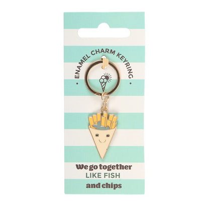 Fish and Chips Keyring
