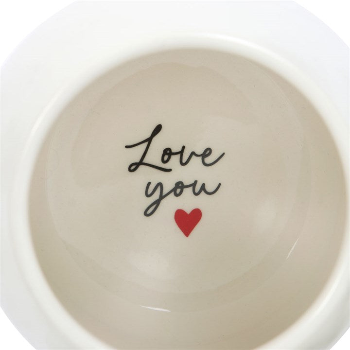 Love Heart Hidden Message Rounded Mug