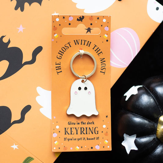 Ghost Glow in the Dark Keyring