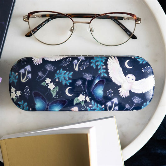 Night Owl Print Glasses Case