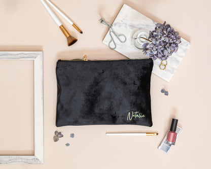 Personalised Velvet Pouch - 7 Colours