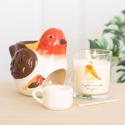 Robin Remembrance Cranberry And Clove Candle