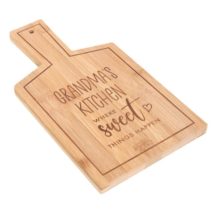 GRANDMA'S KITCHEN BAMBOO SERVING BOARD - Penny Rose Home and Gifts