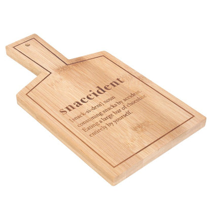 SNACCIDENT BAMBOO SERVING BOARD - Penny Rose Home and Gifts