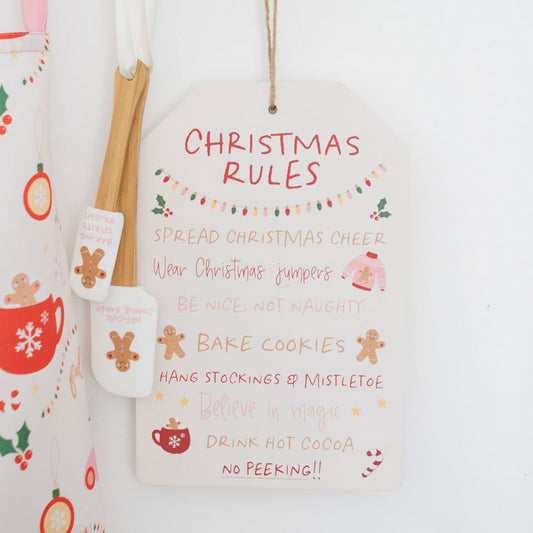 Sugarplum Christmas Rules Sign