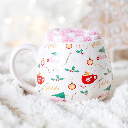 Sugarplum Mug & Socks Set