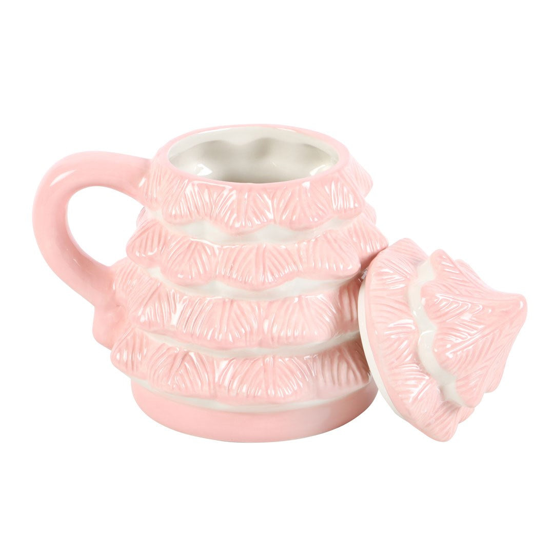 Pink Christmas Tree Mug