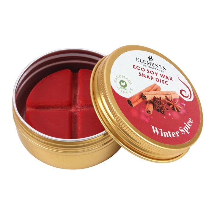 Winter Spice Soy Wax Snap Disc