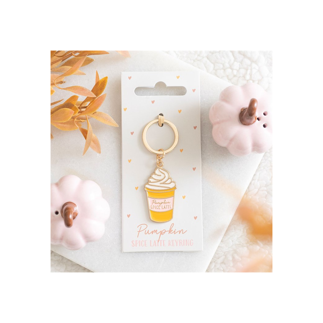 Pumpkin Spice Latte Keyring