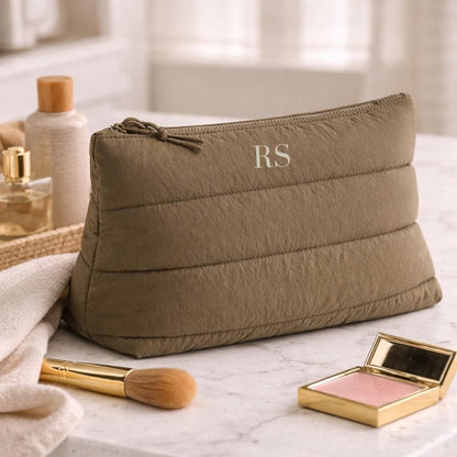 Quilted Makeup Bag