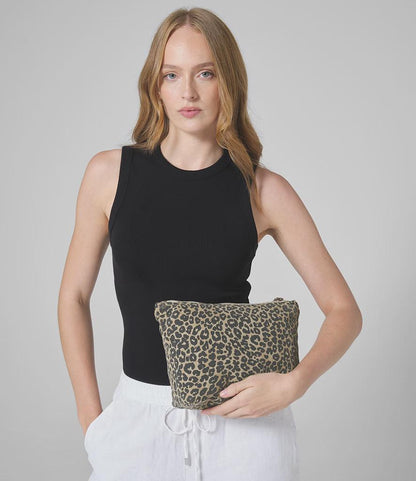 Leopard Print Makeup Bag