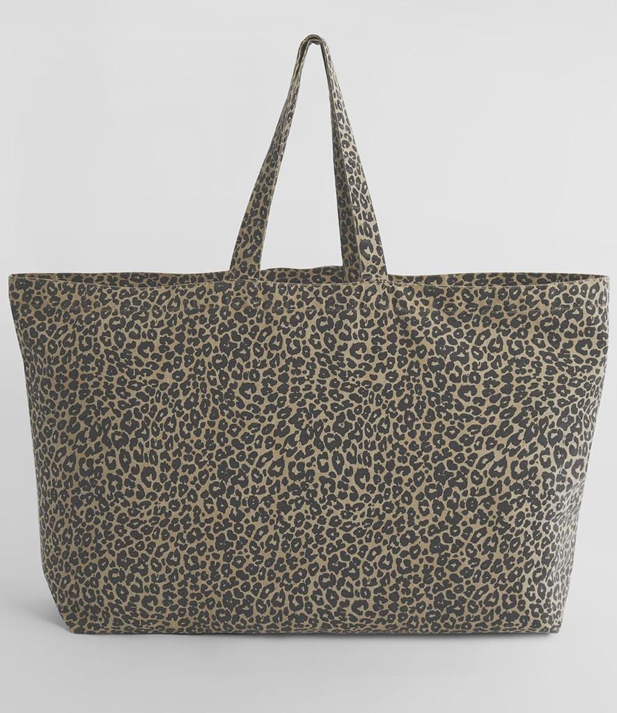 Large Leopard Print Tote Bag