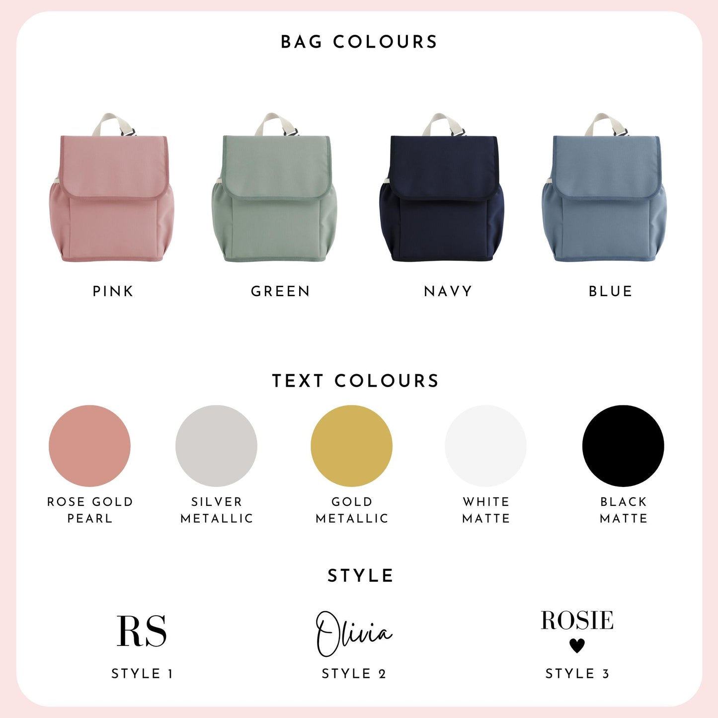 Personalised Kids Lunch Bag