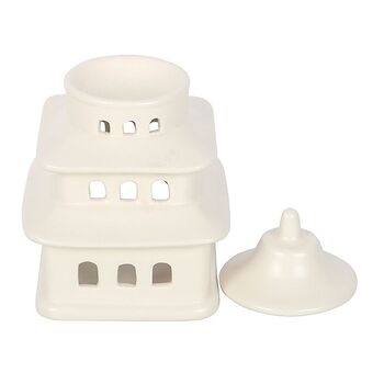 Pagoda Shaped Oil Burner And Wax Warmer