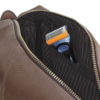 Personalised Mens Wash Bag