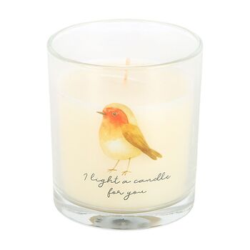 Robin Remembrance Cranberry And Clove Candle