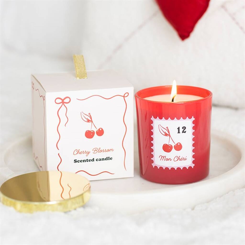 Mon Cheri Cherry Blossom Scented Candle