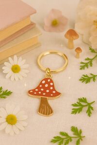 Toadstool Mushroom Keyring