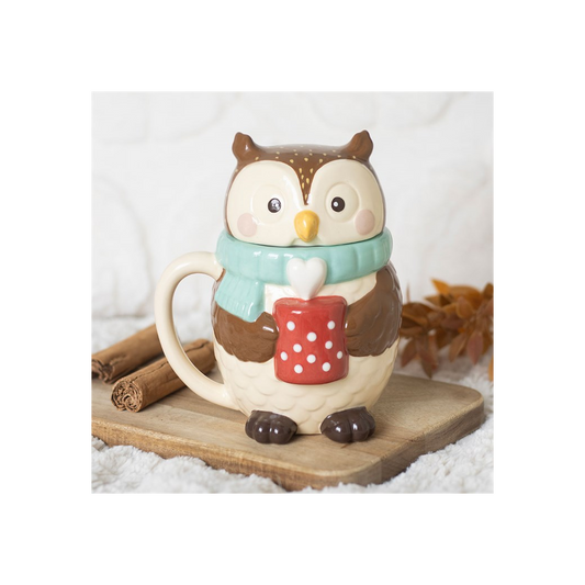 Oliver Owl Lidded Mug