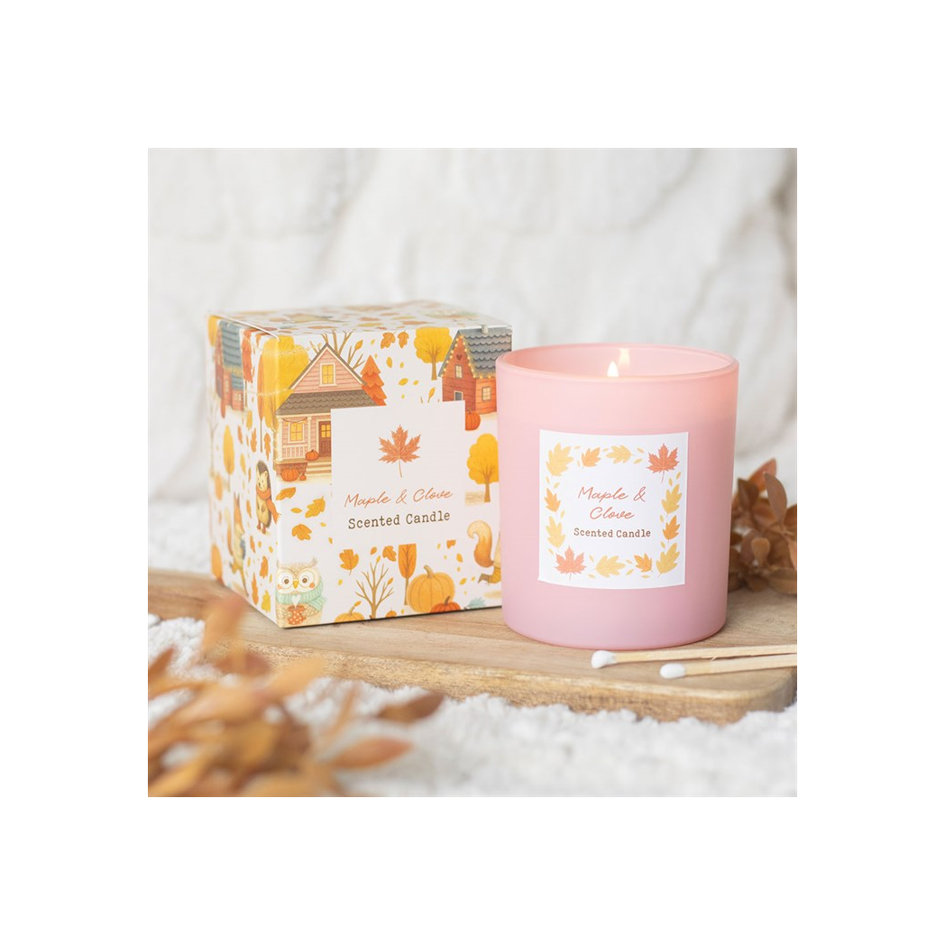 Maple & Clove Scented Candle