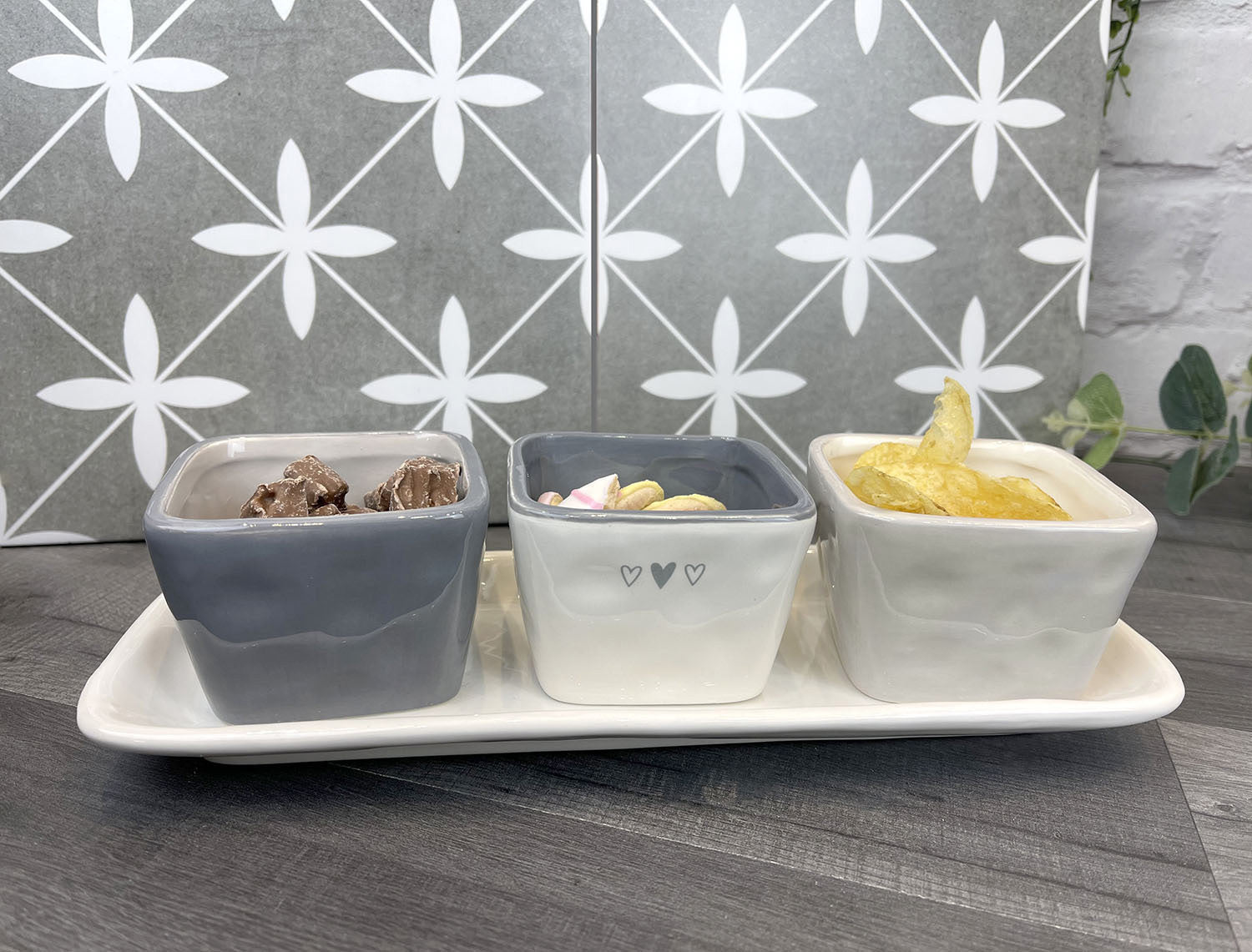 Ceramic Snack Dish Set - Penny Rose Home and Gifts