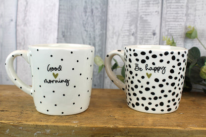 Monochrome Mugs Set of 2 - Penny Rose Home and Gifts