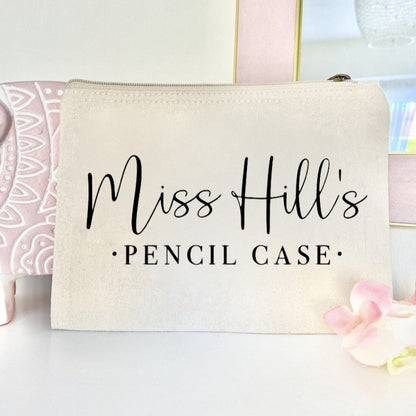 Personalised Teacher Pencil Case - Penny Rose Home and Gifts