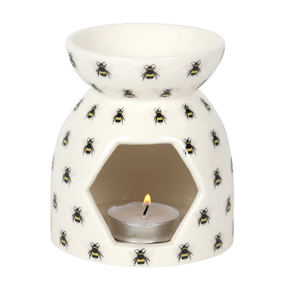 Bee Print Wax Burner - Penny Rose Home and Gifts
