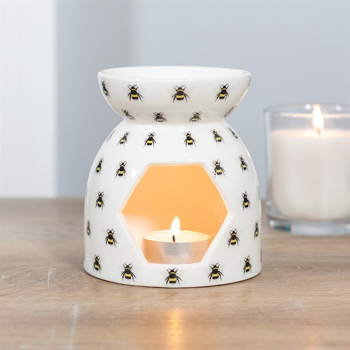 Bee Print Wax Burner - Penny Rose Home and Gifts