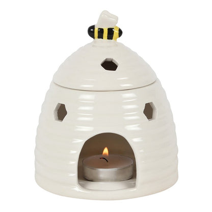 White Beehive Wax Burner - Penny Rose Home and Gifts