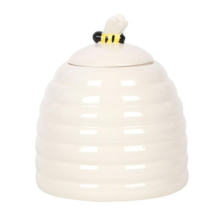 Bee Happy Ceramic Storage Jar - Penny Rose Home and Gifts