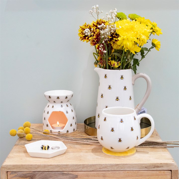 Bee Ceramic Flower Jug Vase - Penny Rose Home and Gifts
