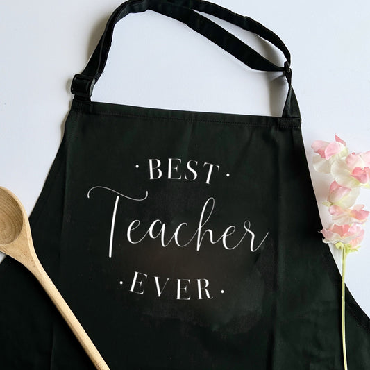 Best Teacher Ever Apron - Penny Rose Home and Gifts