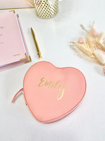 Personalised Heart Jewellery Box - Penny Rose Home and Gifts
