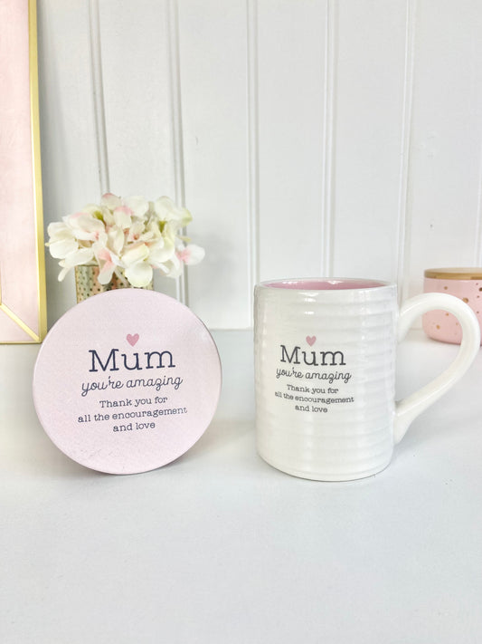 Mug & Coaster Set - Mum - Penny Rose Home and Gifts