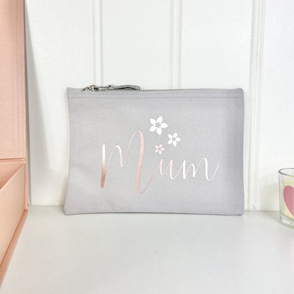 Floral Mum Accessory Pouch - Penny Rose Home and Gifts