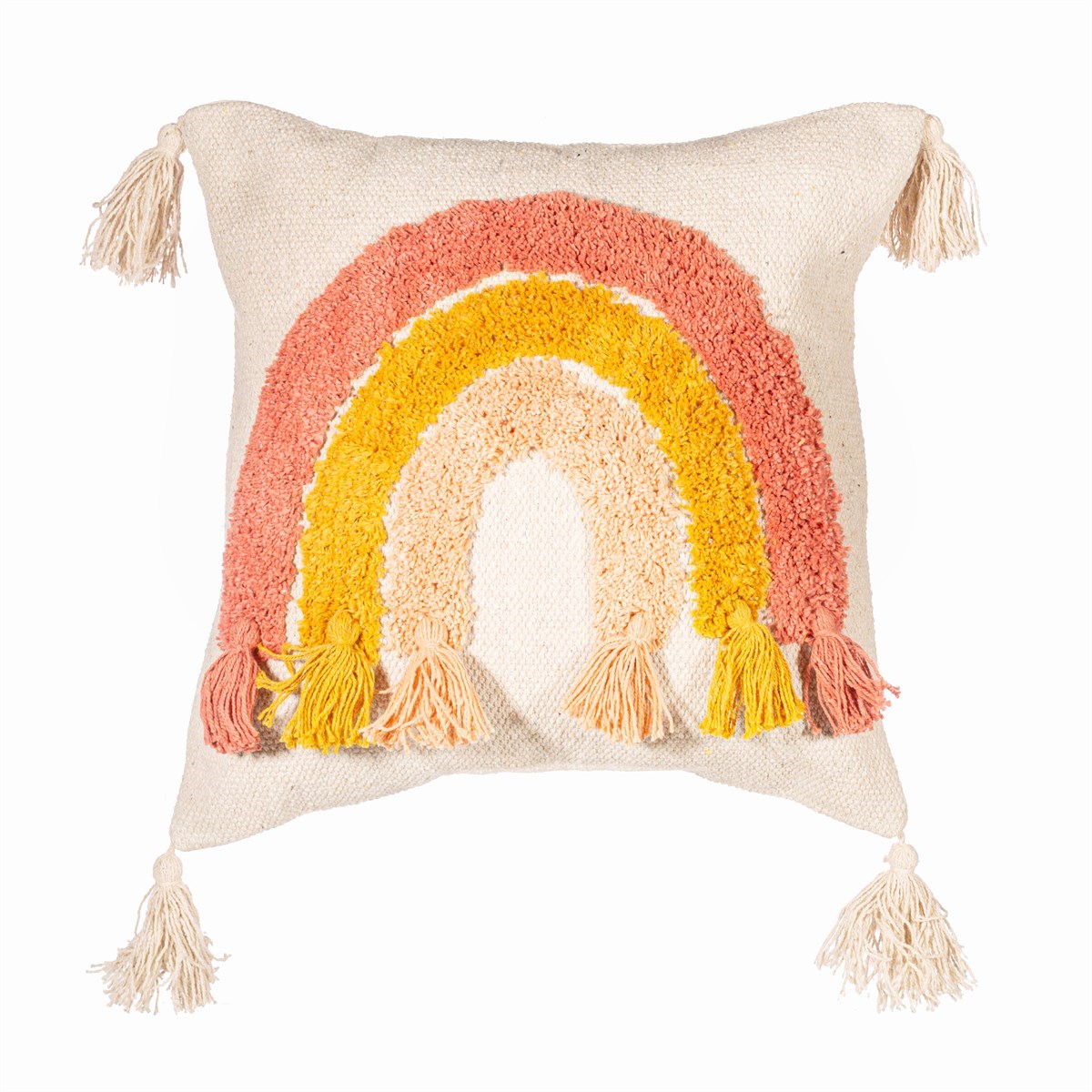Earth Rainbow Tufted Cushion - Penny Rose Home and Gifts