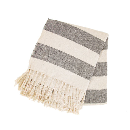 Scandi Boho Stripe Blanket Throw - Penny Rose Home and Gifts