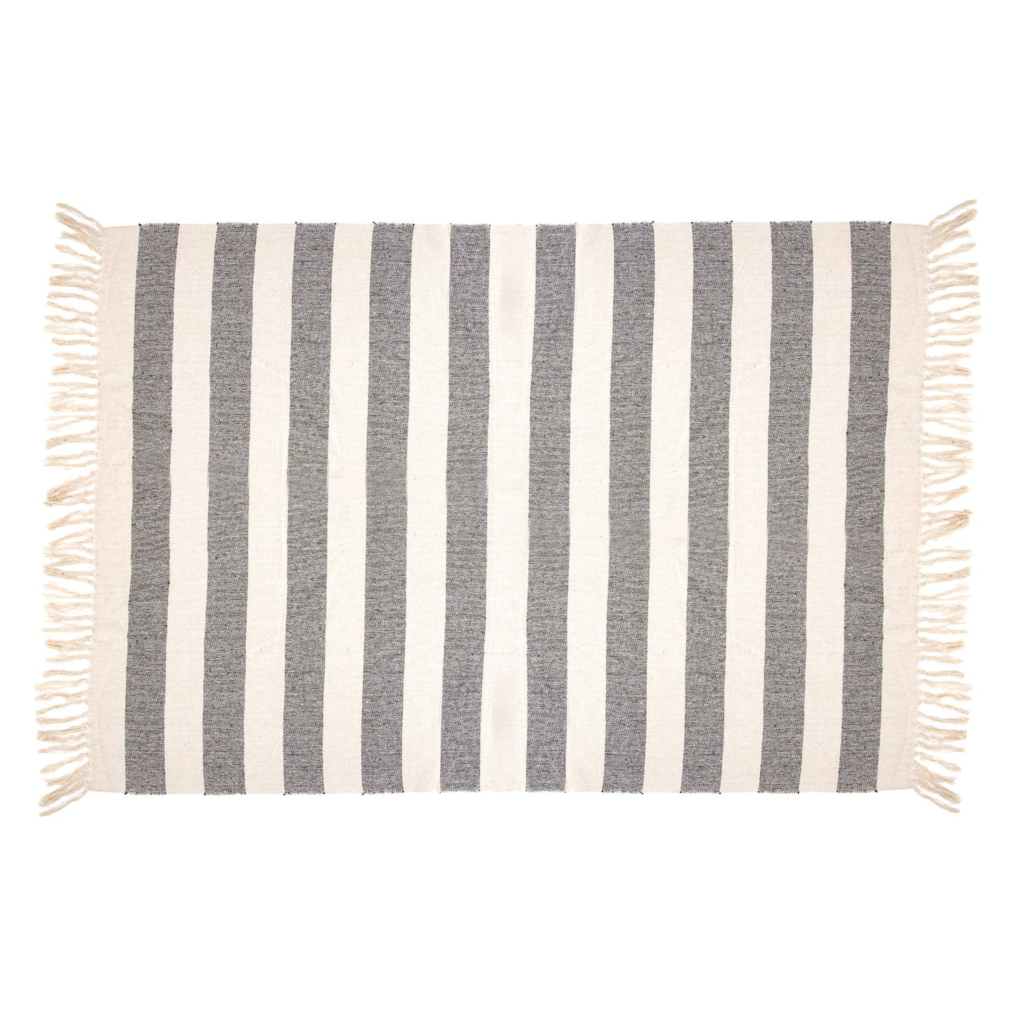 Scandi Boho Stripe Blanket Throw - Penny Rose Home and Gifts